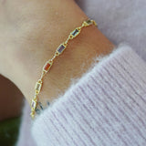 Rainbow Channel Bracelet Gold & Silver