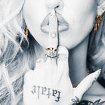 Scream-Pretty-gold-rebel-open-ring-gold-silver-demifine-demi-fine=contemporary-ring-stack-chunky-sculptural-knife-edge-diamond-clear-cubic-zirconia-gemstones-stones-stacking