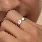 Scream-Pretty-gold-rebel-open-ring-gold-silver-demifine-demi-fine=contemporary-ring-stack-chunky-sculptural-knife-edge-diamond-clear-cubic-zirconia-gemstones-stones-stacking
