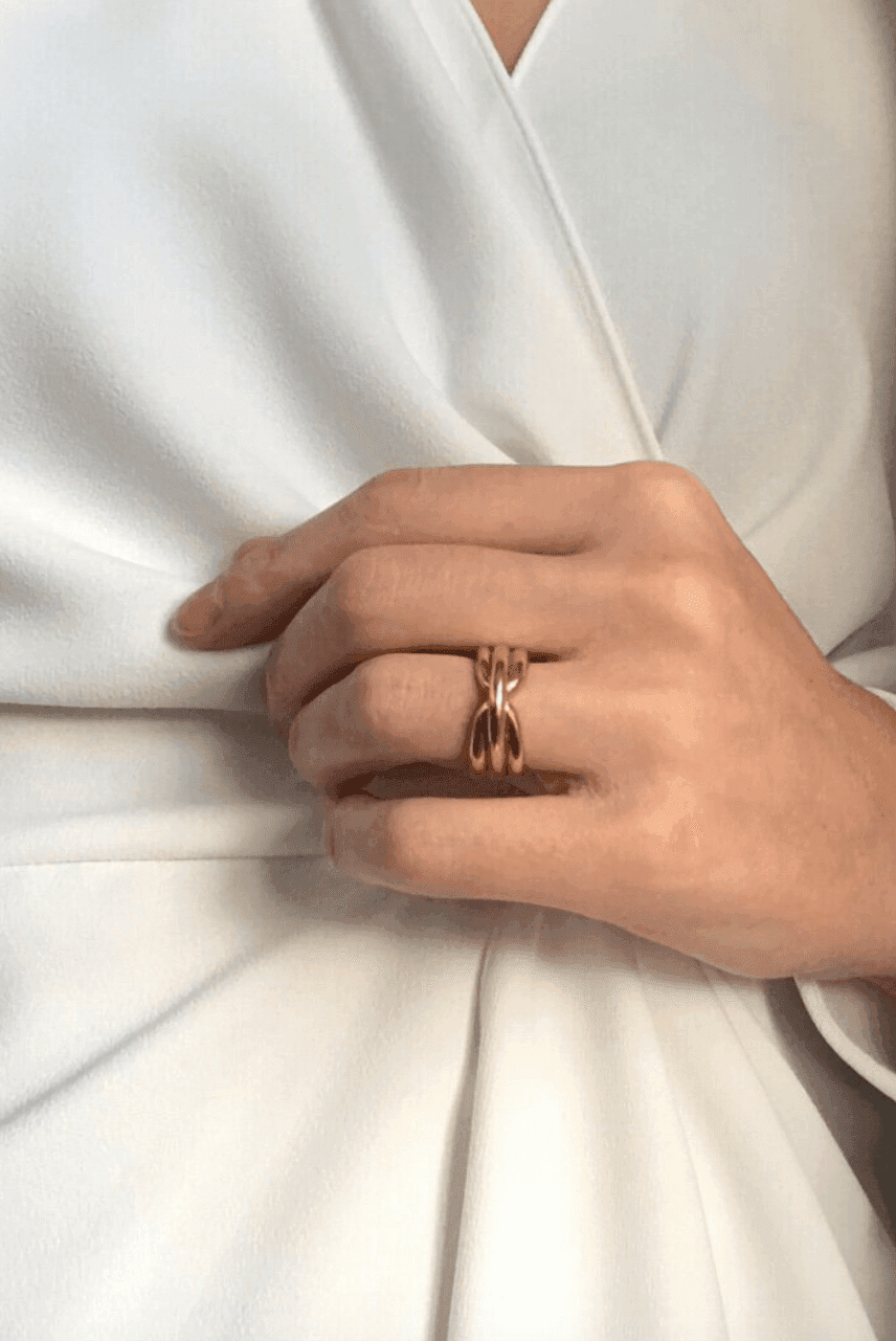 Ruddock-Reyna-Ring-Sculptural-Chunky-Statement-Cocktail-Ring-Gold-Plated-18ct-Sterling-Silver