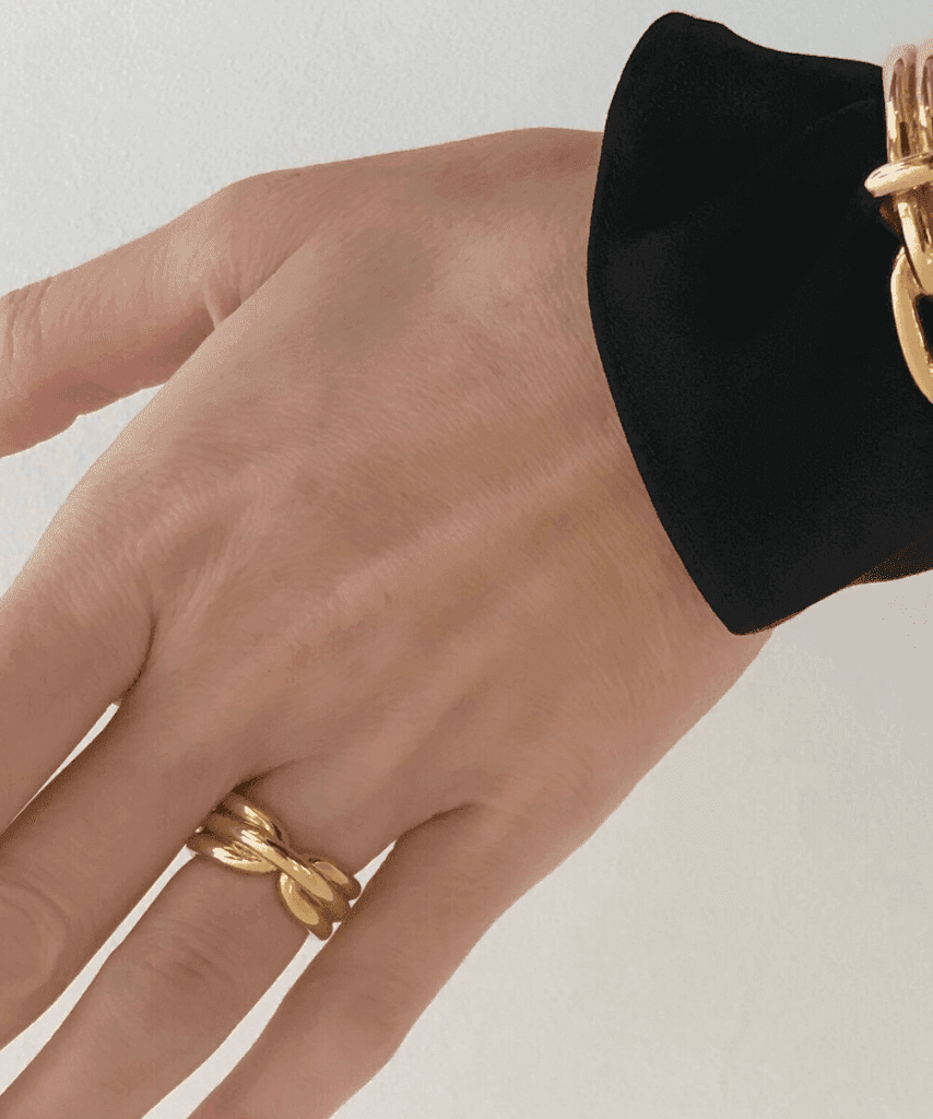 Ruddock-Reyna-Beautiful-chunky-sculptural-statement-ring-sterling-silver-18ct-gold-plated