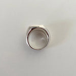 Ruddock-Ravel-riley-statement-cocktail-oversized-ring-fluid-interwoven-bold-chunky-pinky-signet-ring-sculptural-twist-sterling-Silver-demifine-contemporary-jewellery-golden