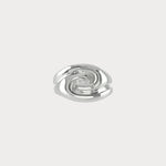 Ruddock-Ravel-riley-statement-cocktail-oversized-ring-fluid-interwoven-bold-chunky-pinky-signet-ring-sculptural-twist-sterling-Silver-demifine-contemporary-jewellery-golden