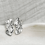 Tilly-Sudsbury-Ripple-Studs-Sterling-Silver-Textured-Fluid-Earrings
