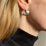 Ruddock-Rizzo-Hoop-Earrings-Three-Layer-Sculptural-Ribbed-Hoops-Butter-Curl-Sterling-Silver-18ct-Gold-Plated-Chunky-Bold-Jewellery