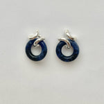 Rollo Black Onyx Earrings - Golden