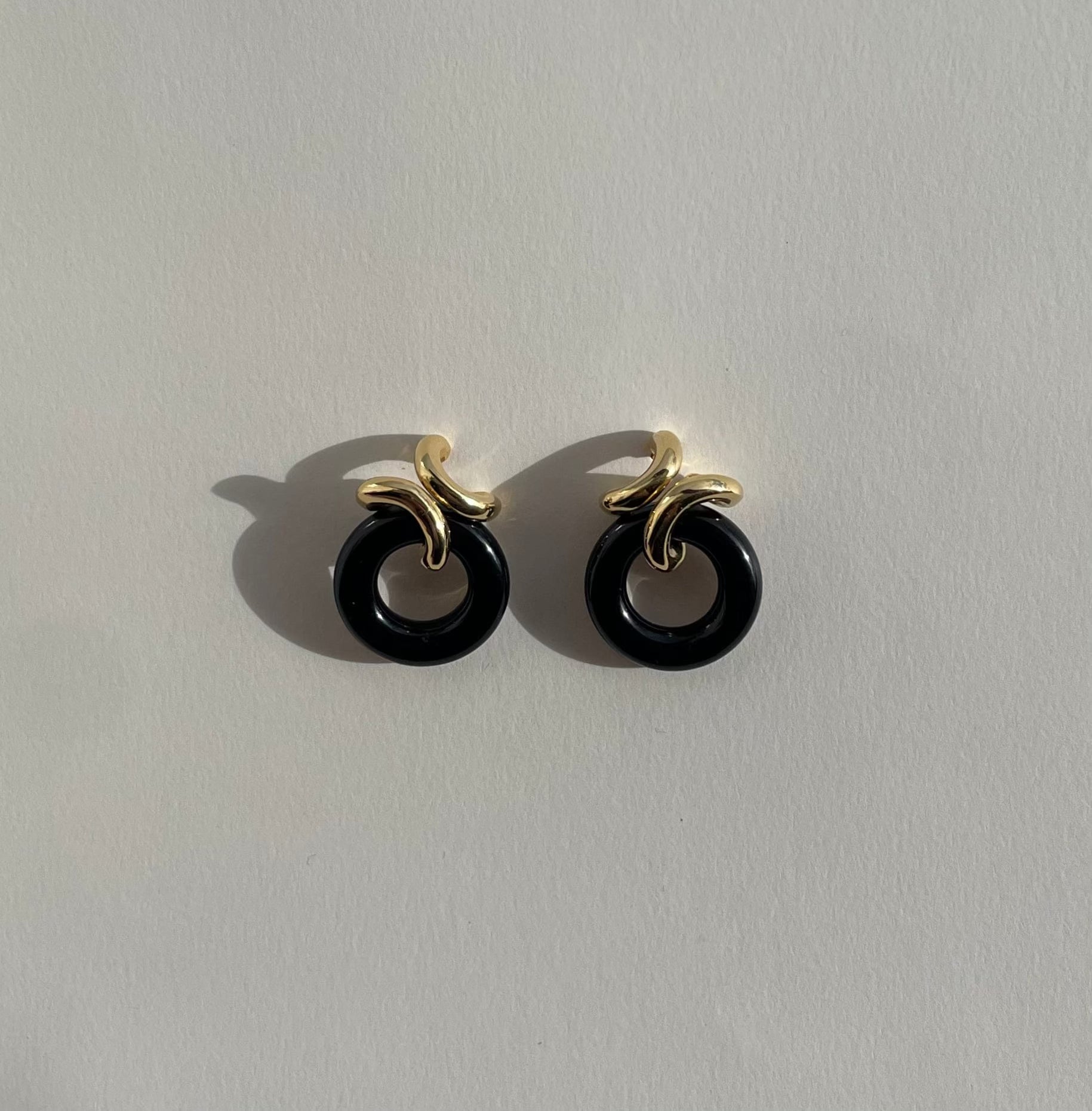 Ruddock-Rollo-Drop-Stud-Dangle-Earrings-Hoop-Hoops-Statement
