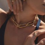 Ruddock-Rollo-Chunky-Oval-Loop-Chain-Statement-Necklace-18ct-Gold-Plated