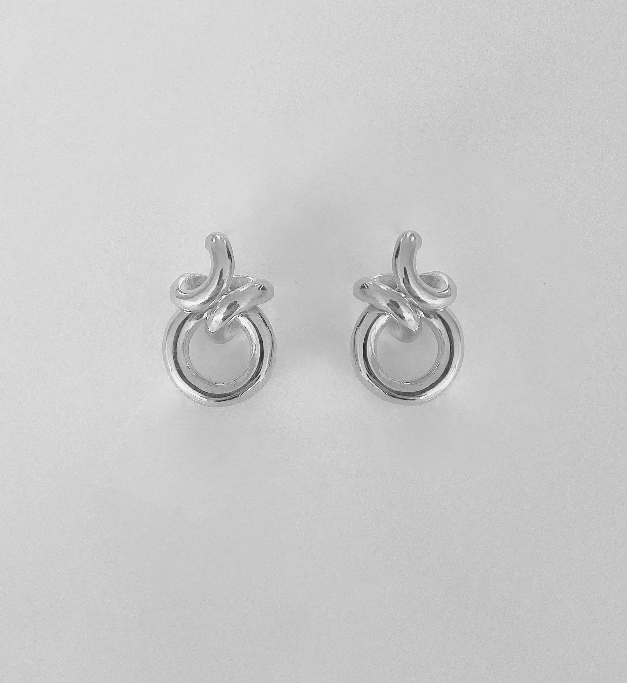 Rollo Link Earrings Gold - Golden