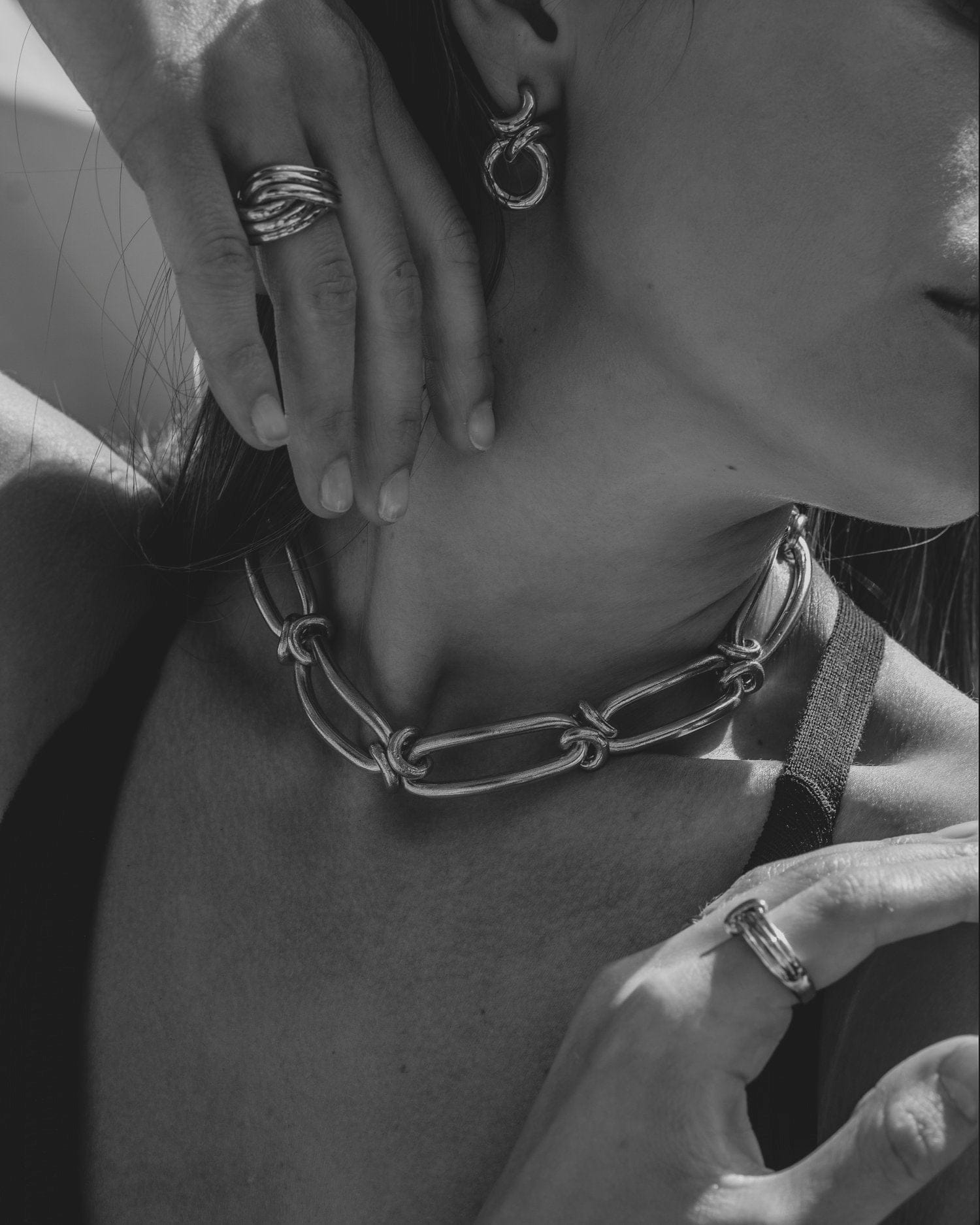 Ruddock-Rollo-Drop-Stud-Dangle-Earrings-Hoop-Hoops-Statement