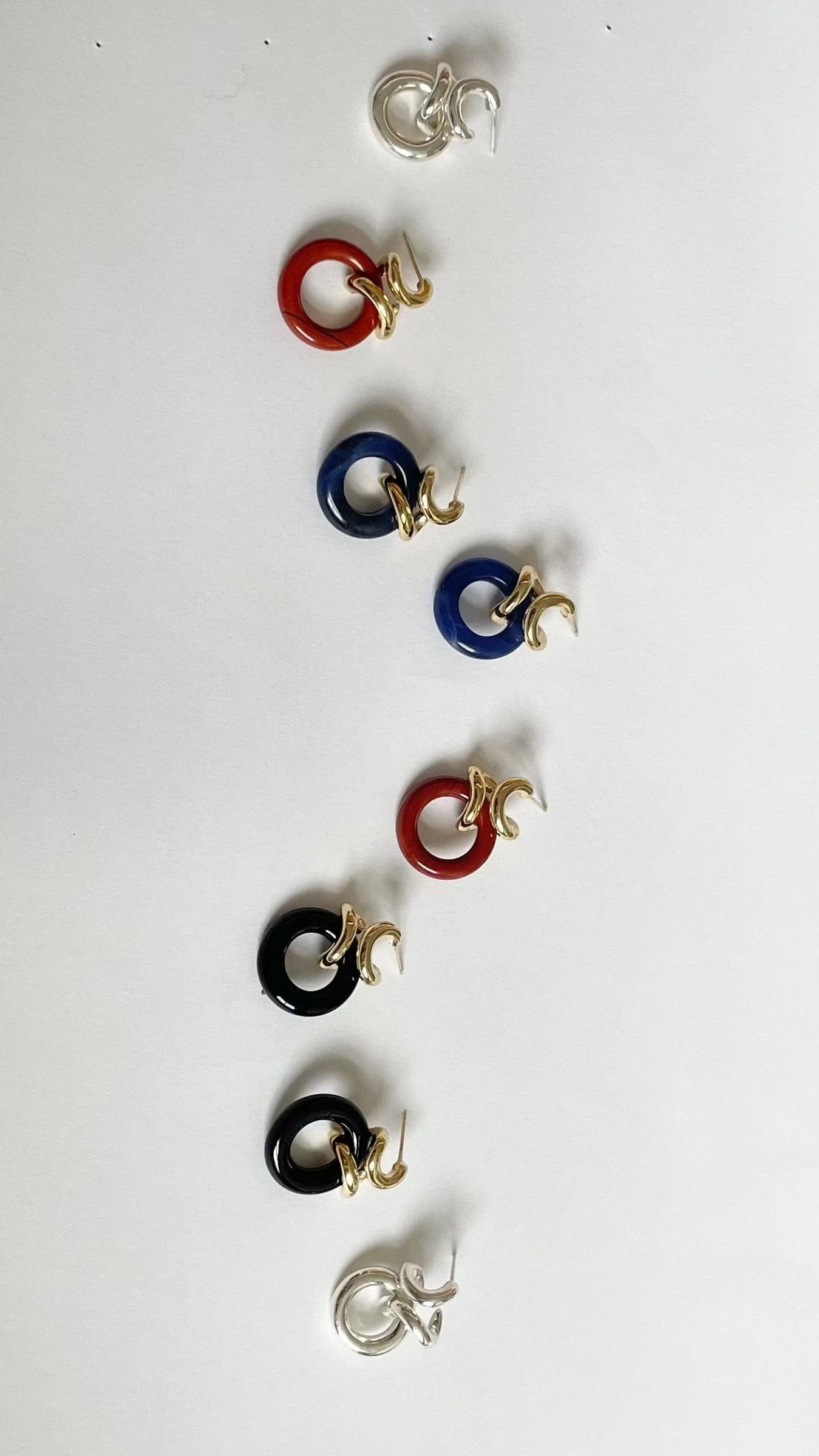 Ruddock-Rollo-Statement-Stud-Drop-Hoop-Earrings-Twist-18ct-Gold-Plated
