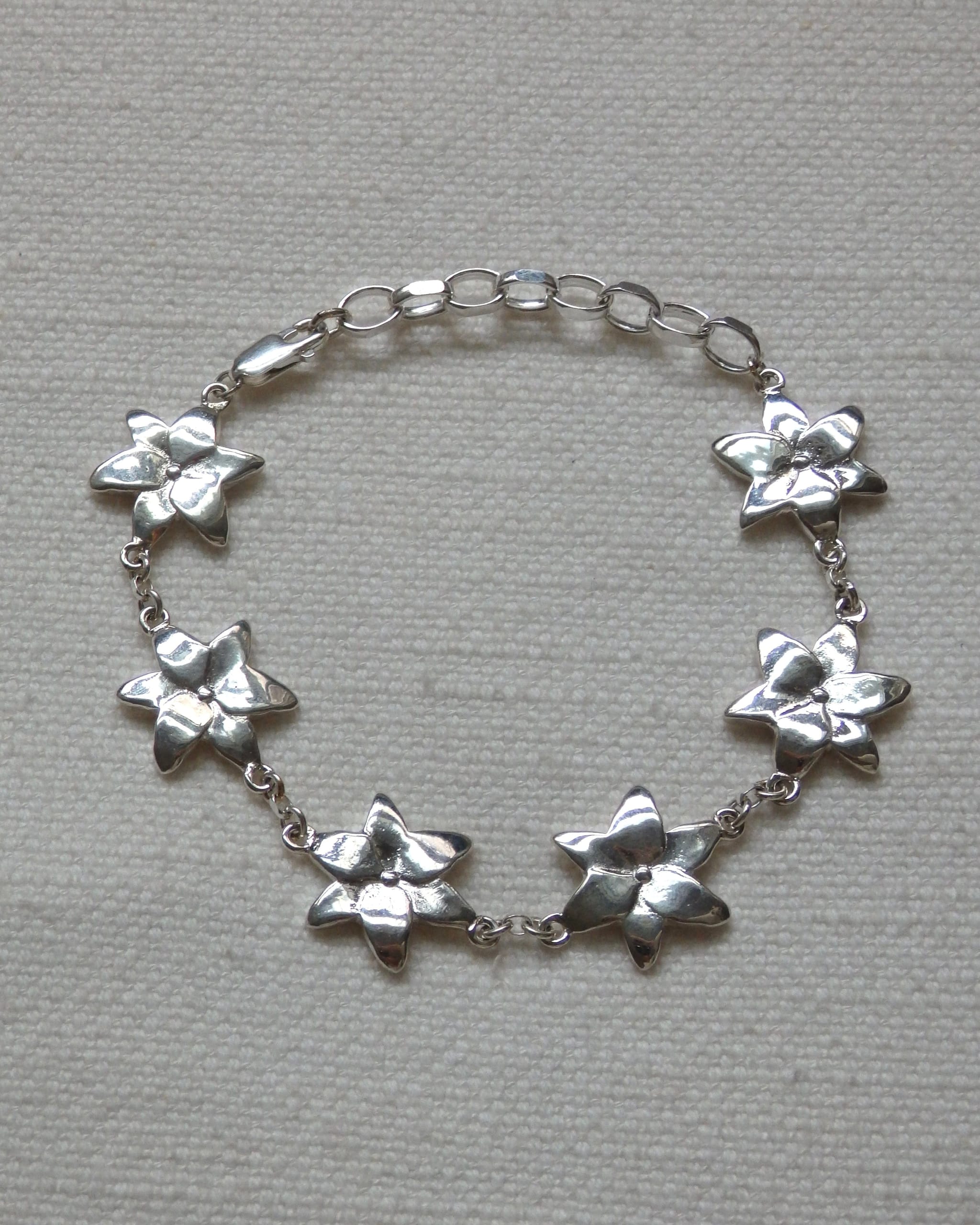 Squeeze-London-Rosella-Dream-Flower-Charm-Bracelet-Gold-Vermeil-Sterling-Silver