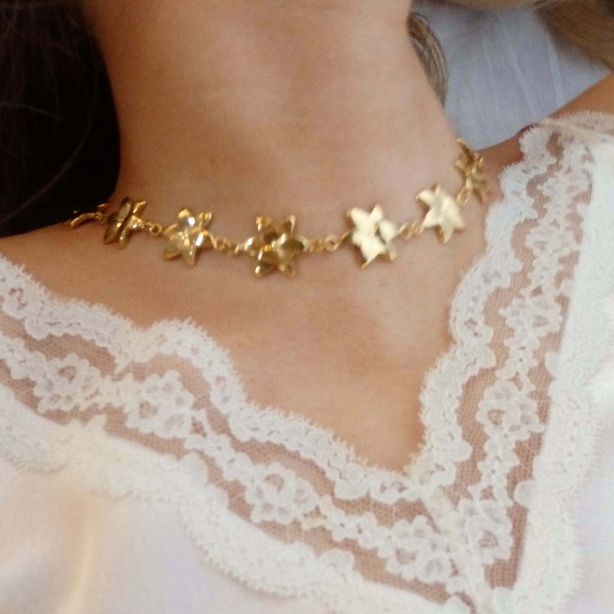 Squeeze-London-Rosella-Dream-Flower-Charm-Necklace-Chunky-Statement-Gold-Vermeil-Sterling-Silver