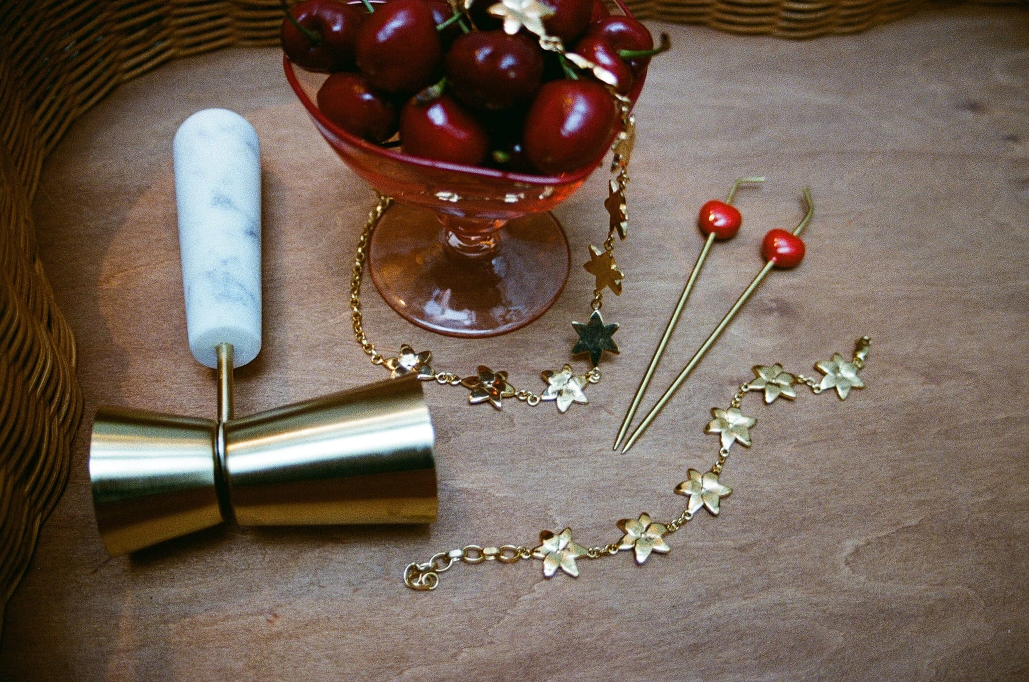 Squeeze-London-Rosella-Dream-Flower-Charm-Necklace-Chunky-Statement-Gold-Vermeil-Sterling-Silver