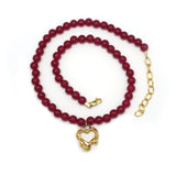 Tilly-Sudsbury-Sad-Girl-Beads-Cherry-Red-Beaded-Necklace-Heart-Pendant-Gold-Vermeil