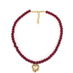 Tilly-Sudsbury-Sad-Girl-Beads-Cherry-Red-Beaded-Necklace-Heart-Pendant-Gold-Vermeil