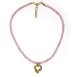 Tilly-Sudbsury-Sad-Girl-Beads-Beaded-Molten-melting-Heart-Pendant-Necklace-Green-sterling-Silver-lilac-pink-gold-vermeil