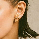 Sad Girl Studs - Golden