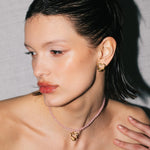 Sad Girl Studs - Golden