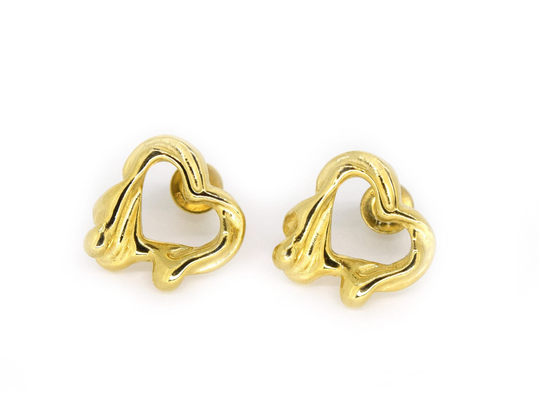 Tilly-Sudsbury-Sad-Girl-Studs-Molten-Heart-Earrings-Solid-Gold-Gold-Vermeil