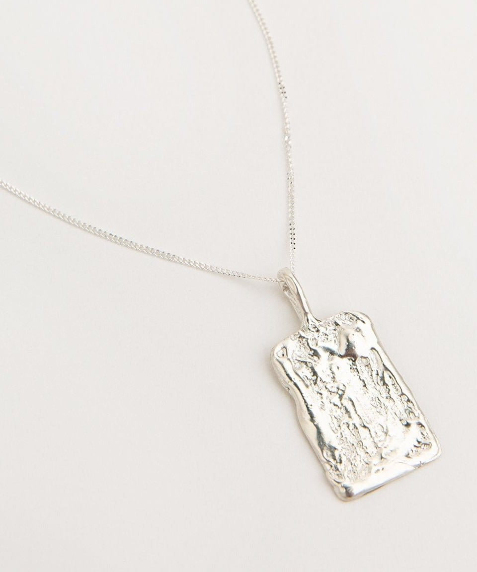 Carolina-de-Barros-Rectangle-Textured-Pendant-Sal-Necklace-18ct-Gold-Plated-Sterling-Silver 