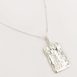 Carolina-de-Barros-Rectangle-Textured-Pendant-Sal-Necklace-18ct-Gold-Plated-Sterling-Silver 