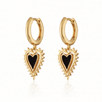 scream-pretty-gold-and-black-enamel-gothic-heart-charm-pendant-hoops-hoop-earrings-vintage-victorian