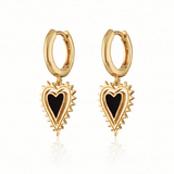 scream-pretty-gold-and-black-enamel-gothic-heart-charm-pendant-hoops-hoop-earrings-vintage-victorian