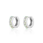 scream-pretty-lime-green-opal-gemstone-huggie-hoop-hoops-earrings-stone-cool-ear-stack-stacking-jewellery-demifine-everyday-colourful-90s