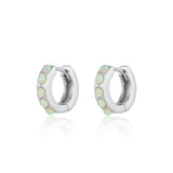 scream-pretty-lime-green-opal-gemstone-huggie-hoop-hoops-earrings-stone-cool-ear-stack-stacking-jewellery-demifine-everyday-colourful-90s