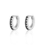 scream-pretty-silver-and-black-gemstone-cubic-zirconia-diamond-stone-huggie-hoop-earrings-ear-stack-essential-everyday