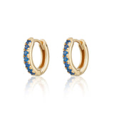 scream-pretty-silver-huggie-hoop-earrings-with-blue-cubic-zirconia-diamond-stones-gemstone-ear-stacking-essential-stack-piercings-demifine-Jewellery-cool-everyday-sparkle