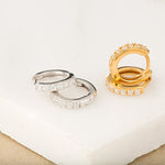 scream-pretty-silver-huggie-hoop-earrings-with-clear-cubic-zirconia-diamond-sparkle-stones-silver-gold-minimal-cool-chic-jewellery-ear-stack-everyday-demifine-comfortable-gold