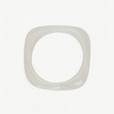 Sculpted Square Bangle - Golden