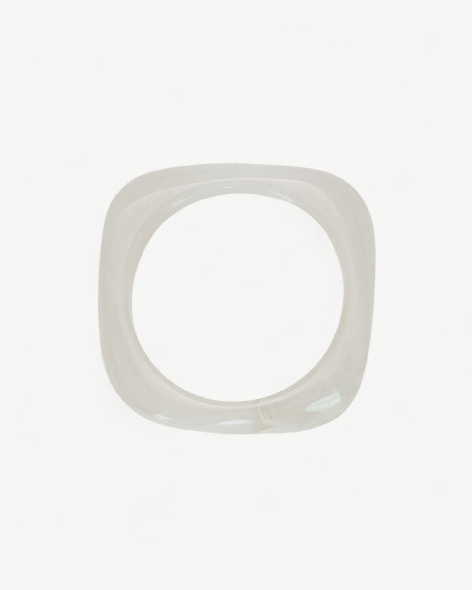 Sculpted Square Bangle - Golden