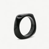 Sculpted Square Bangle - Golden