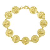 Feggeri-Selene-Anicent-Greek-Coin-Vintage-Inspired-Charm-Bracelet-Gold-Vermeil-Summer-Jewellery-Wrist-Stacking