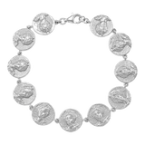 Feggeri-Selene-Charm-Coin-Bracelet-Silver