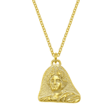 Feggeri-Selene-Pendant-Antique-Goddess-Necklace-Gold-Vermeil-Antique-Vintage-Emblem-Chunky-Statement