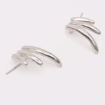Carolina-De-Barros-Gold-Plated-18ct-Sterling-Silver-Statement-Stud-SELVA-EARRINGS