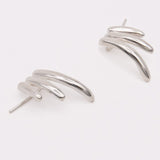 Carolina-De-Barros-Gold-Plated-18ct-Sterling-Silver-Statement-Stud-SELVA-EARRINGS