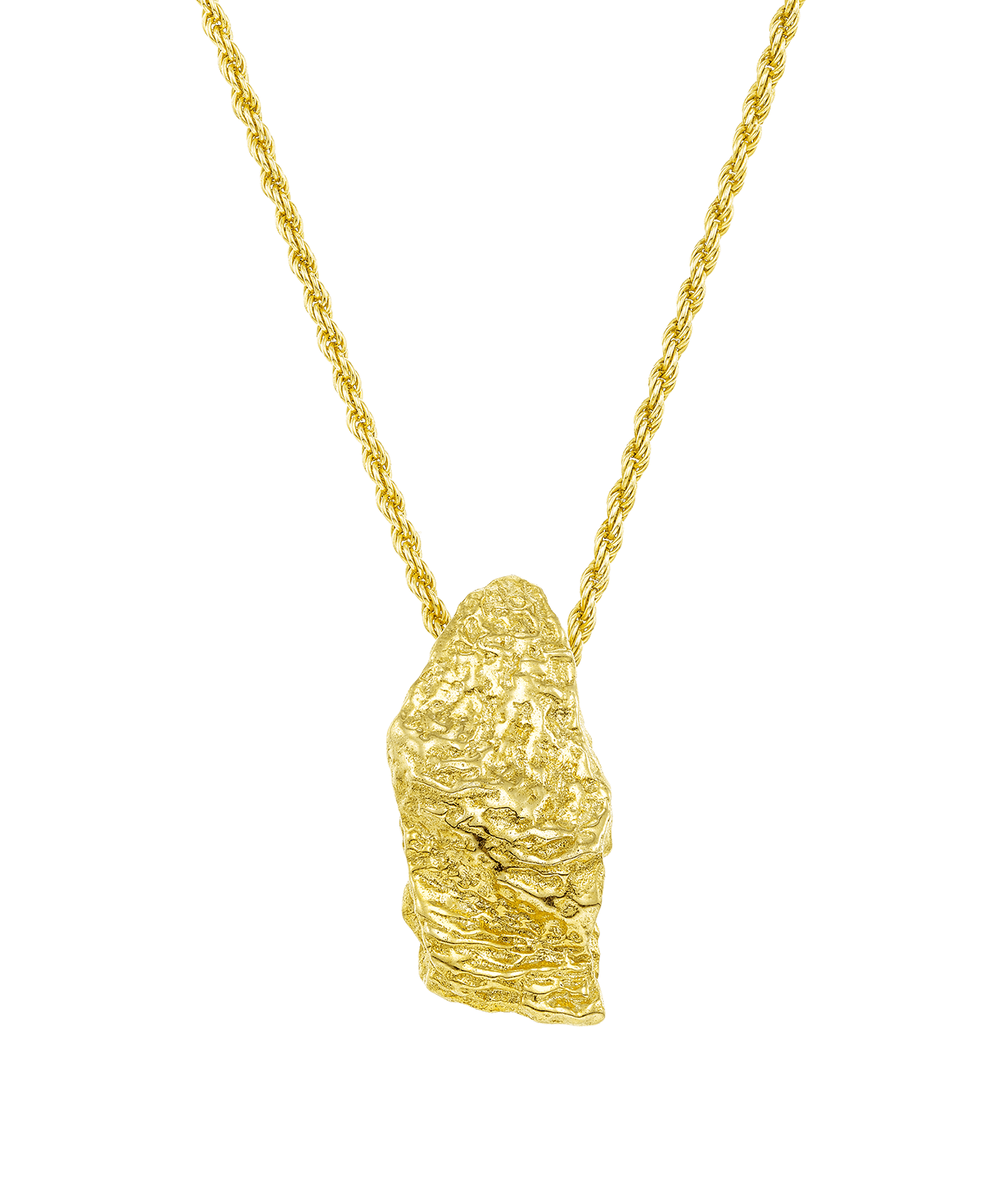 Feggeri-Shell-Fragment-Large-Pendant-Chain-Necklace-Gold-Vermeil