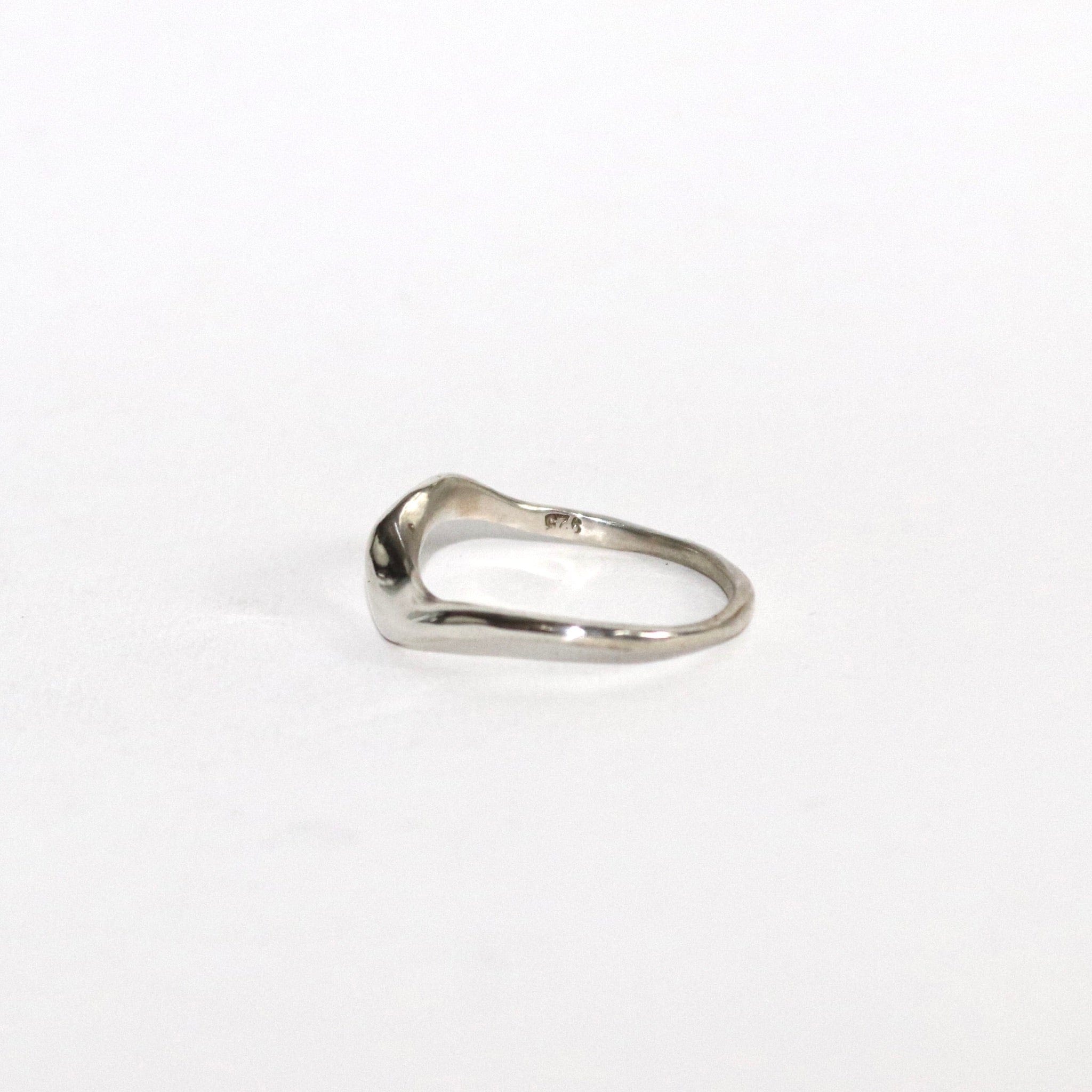 Blume-Jewellery-Sterling-Silver-Arch-Ring-Curved-Wave-Stacking-Band-Handmade-Cool-Contemporary-Everyday-Timeless-Design-Handmade-UK