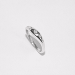 Blume-Jewellery-Sterling-Silver-Wave-Bombe-Ring-Lab-Diamond-Chunky-Statement-Band-Handmade-Contemporary-Cool-Jewellery-UK-5-Stones-Clear