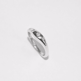 Blume-Jewellery-Sterling-Silver-Wave-Bombe-Ring-Lab-Diamond-Chunky-Statement-Band-Handmade-Contemporary-Cool-Jewellery-UK-5-Stones-Clear