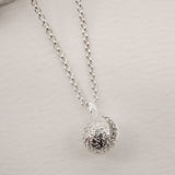 Silver Moon Charm Necklace