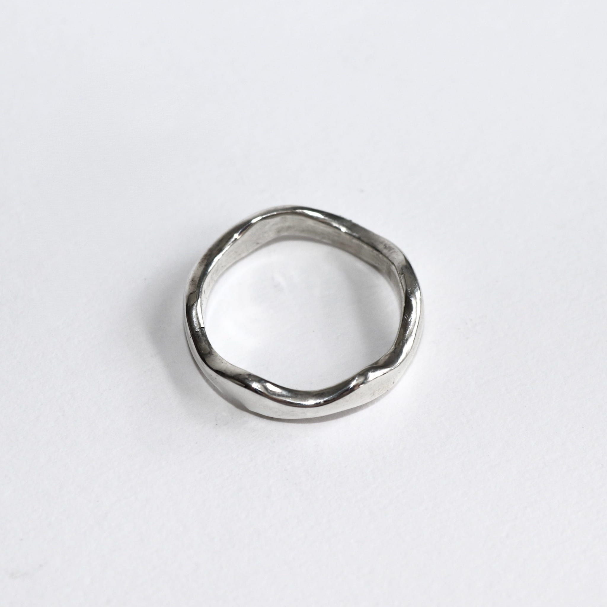 Silver Wave Ring - Golden