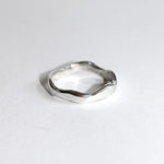 Silver Wave Ring - Golden