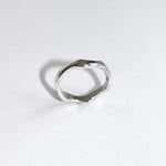 Silver Wave Ring - Golden