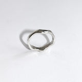 Silver Wave Ring - Golden